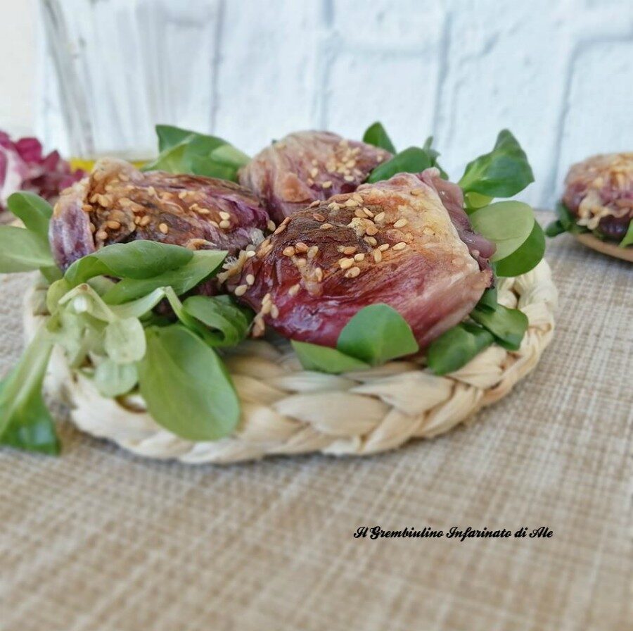 Bocconcini di radicchio all’asiago