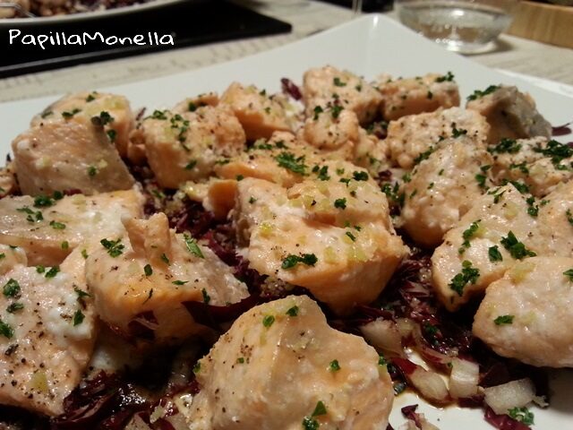 Bocconcini di salmone al bergamotto