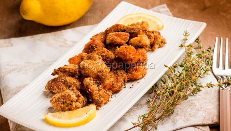Bocconcini di salmone croccante agli agrumi per il tuo pranzo