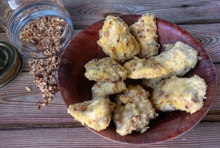 Bocconcini di tacchino con panatura di nocciole