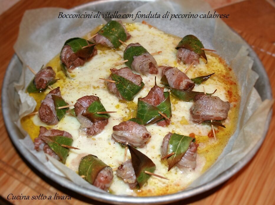Bocconcini di vitello con pecorino