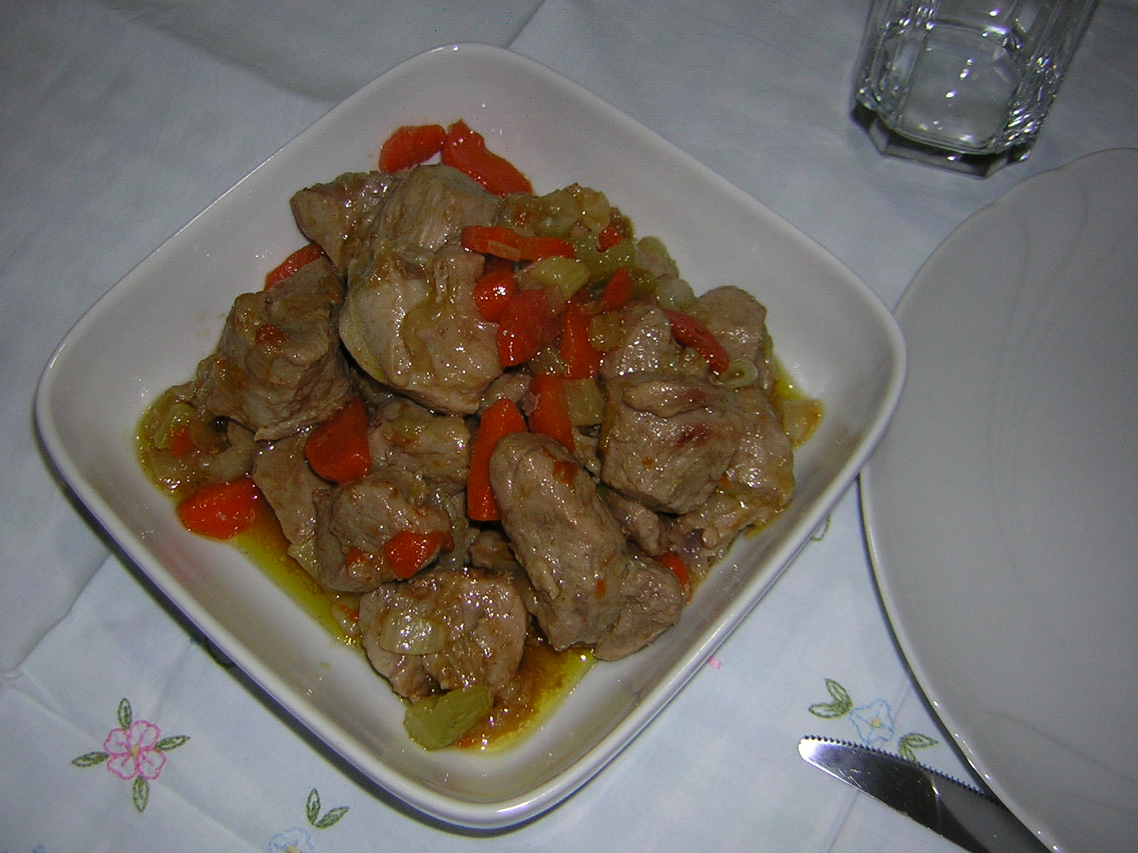 Bocconcini di vitello con salsa di soia