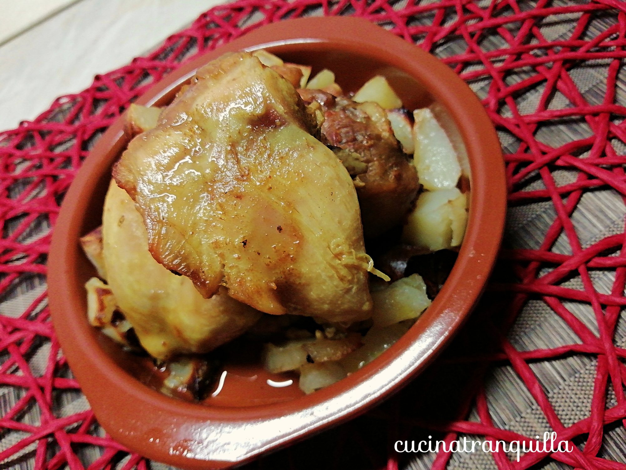 Bocconcini speziati di pollo arrosto