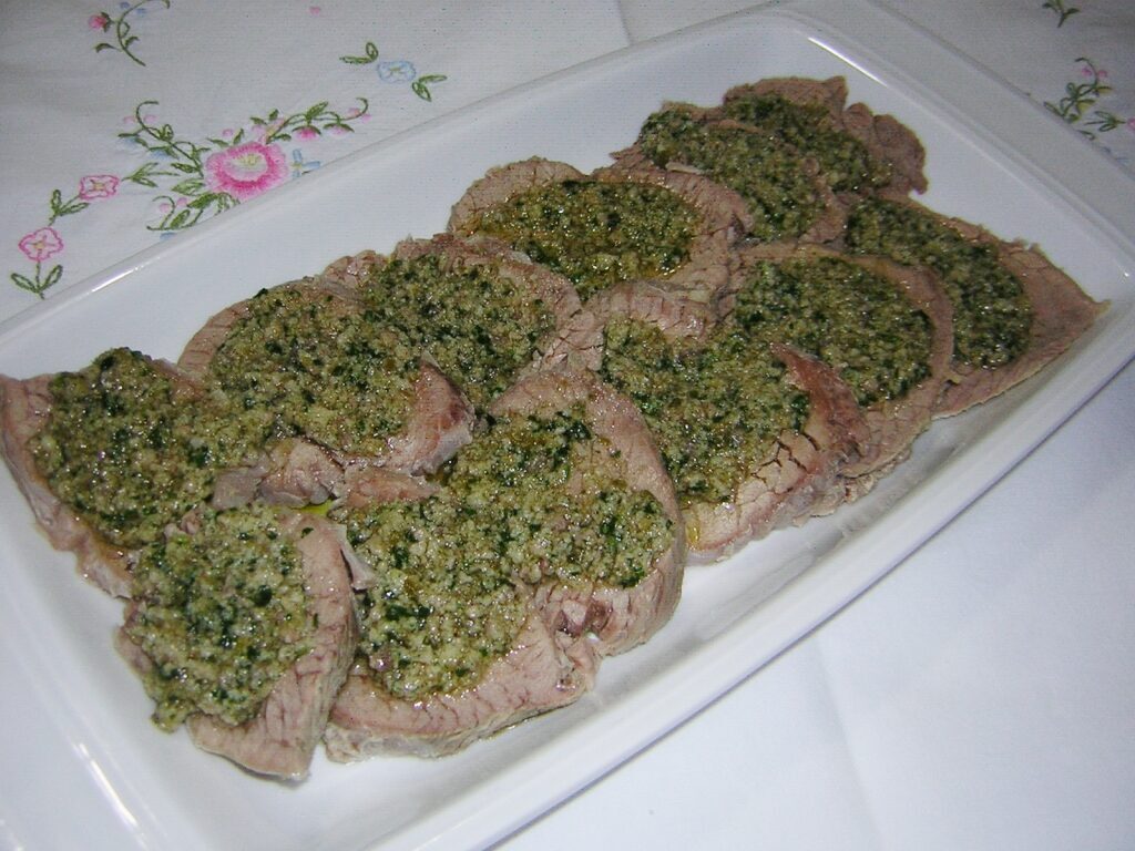 Bollito con salsa verde
