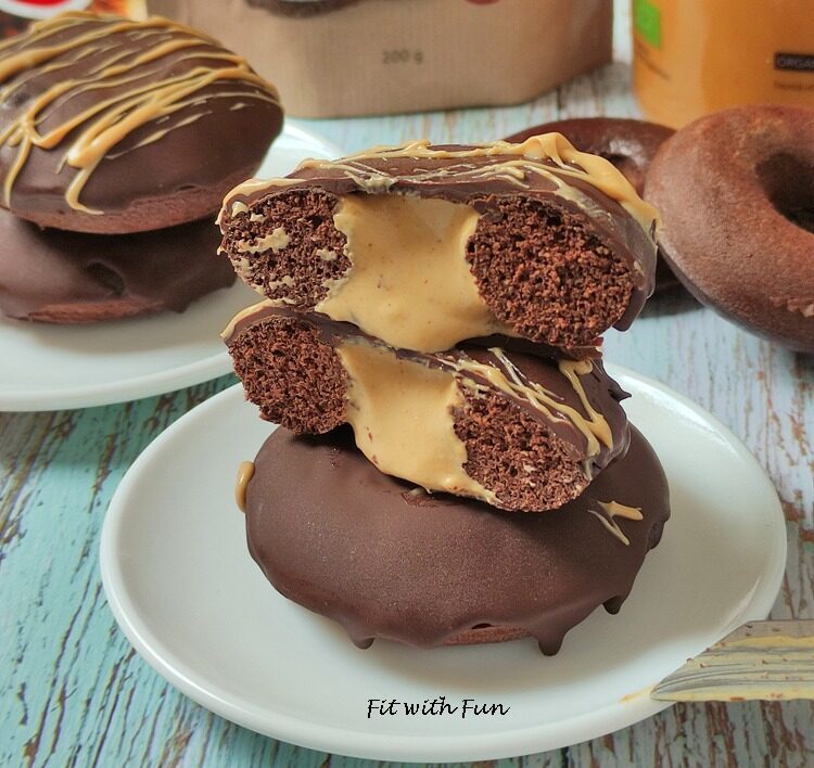 Bomba donuts ciambelle ripiene proteiche e low carb