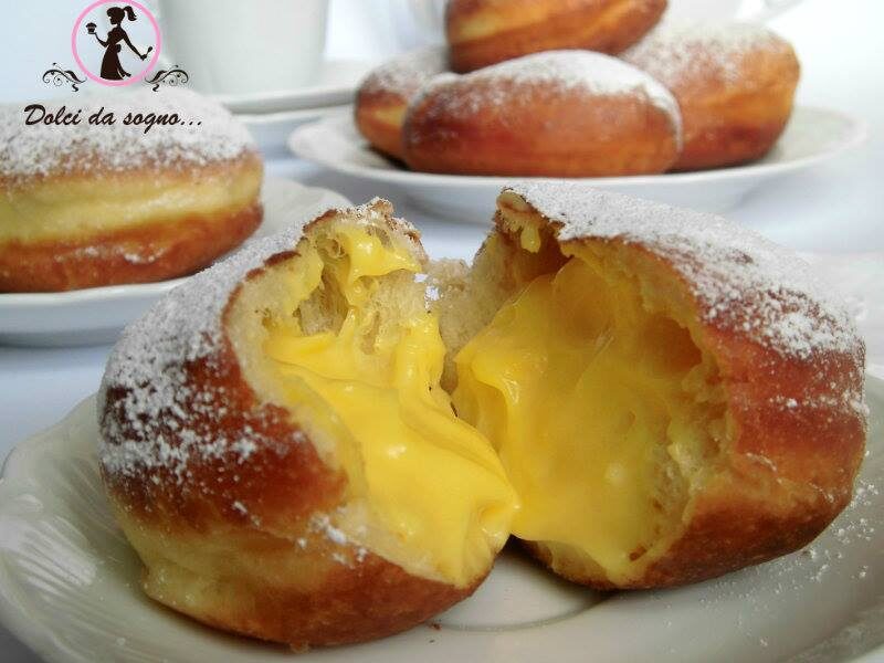 Bombe alla crema