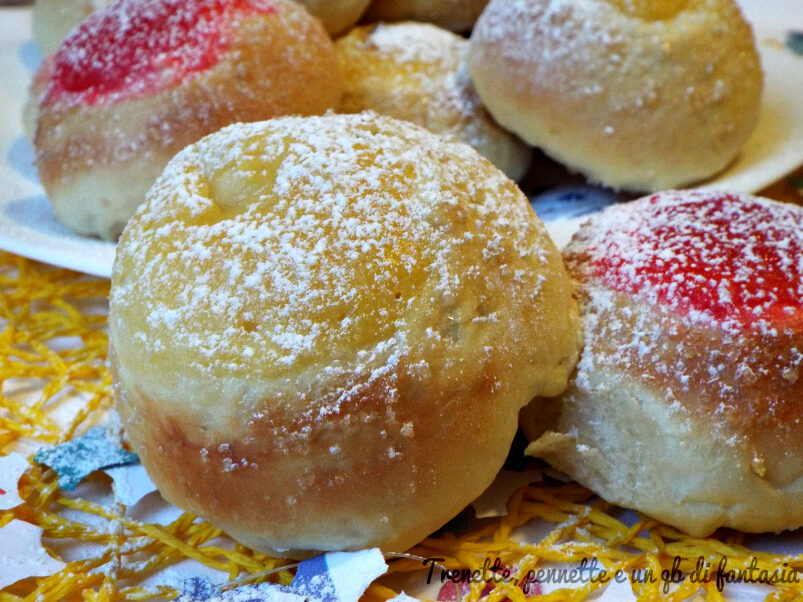 Bombette dolci alla crema..cotte al forno