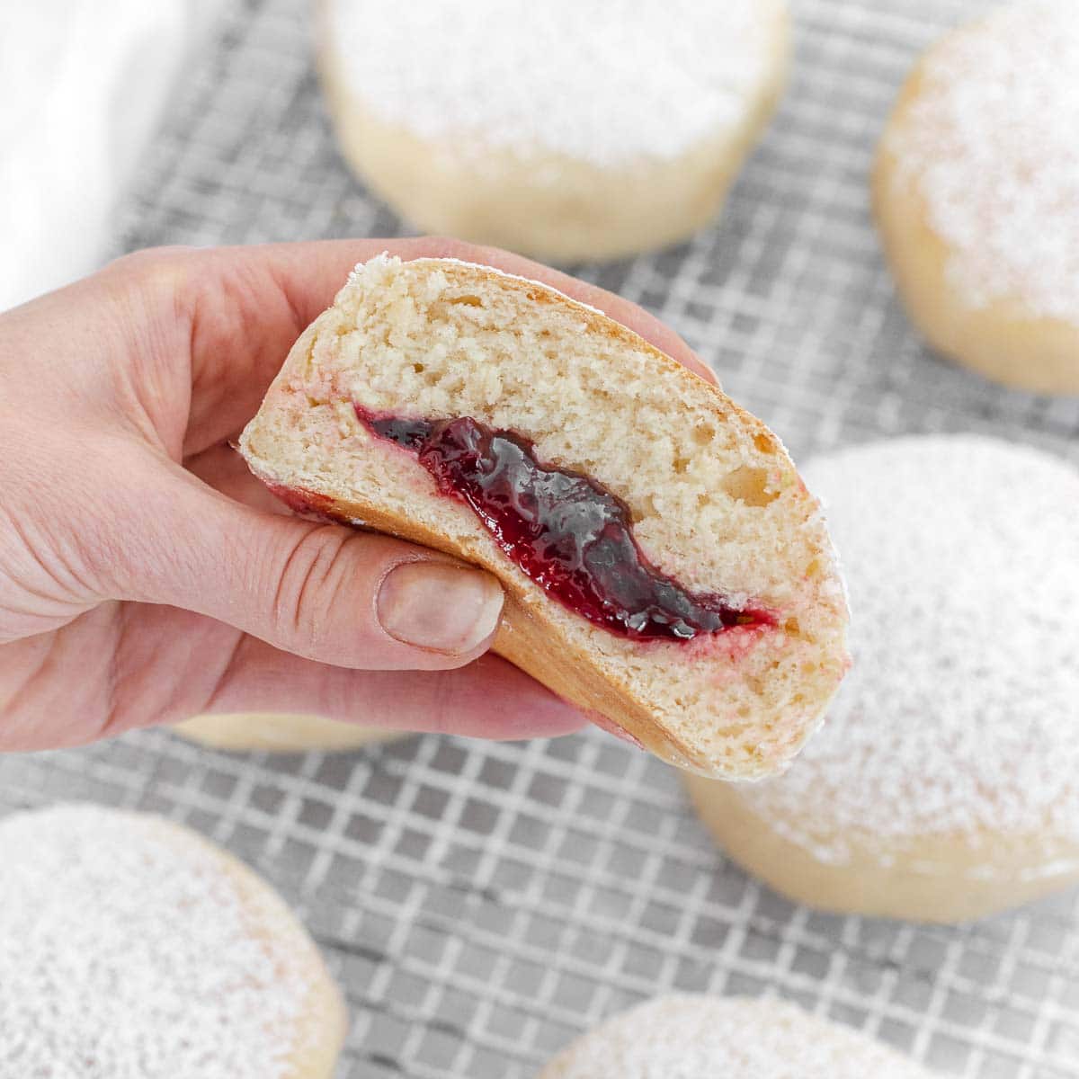 Bomboloni al forno senza uova