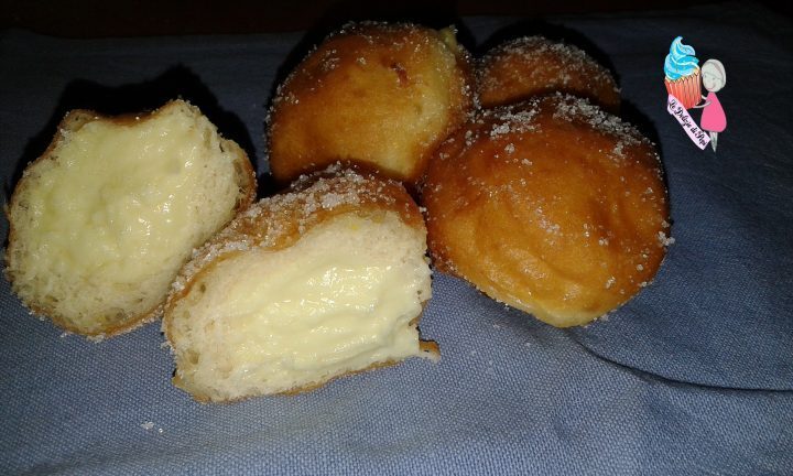 Bomboloni con crema pasticcera