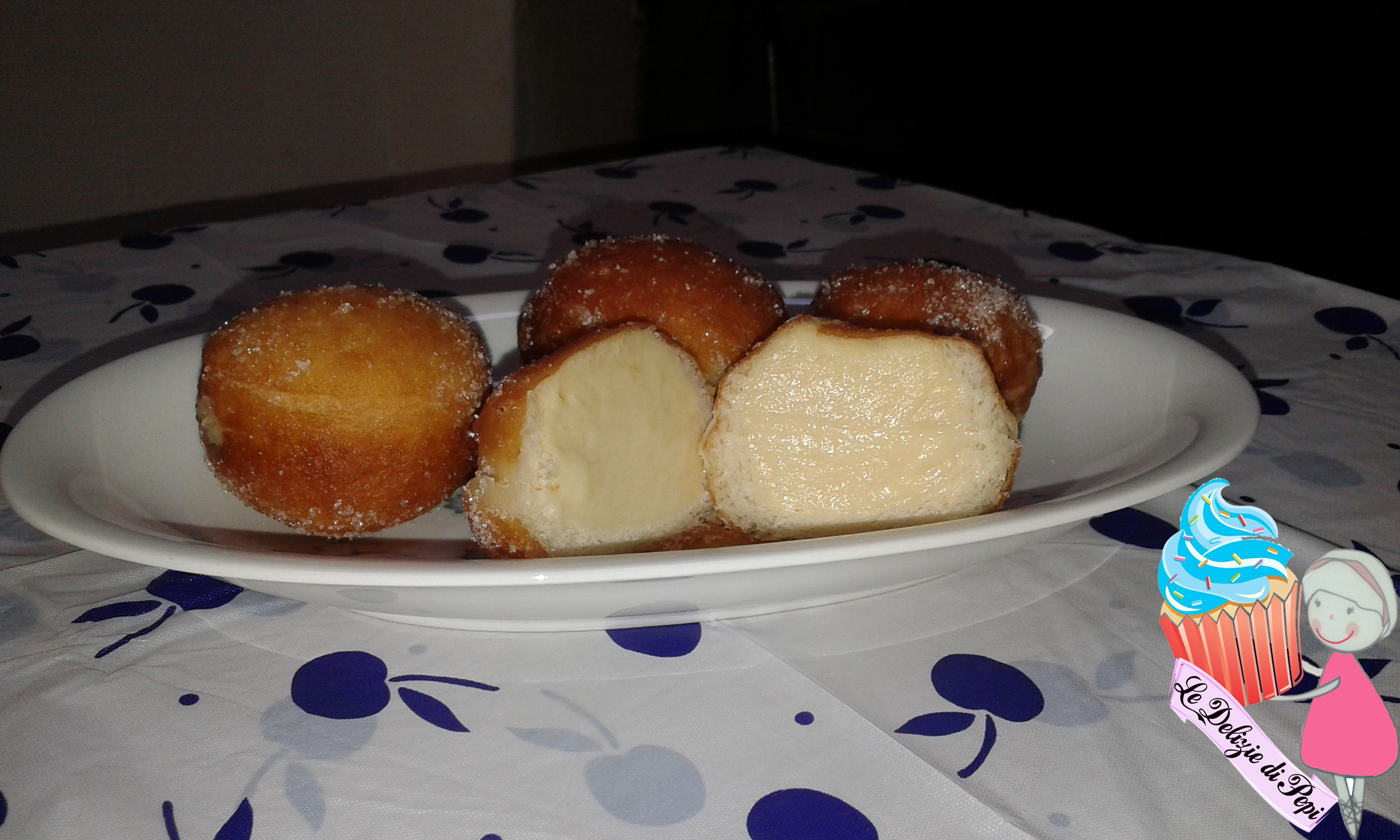 Bomboloni con crema