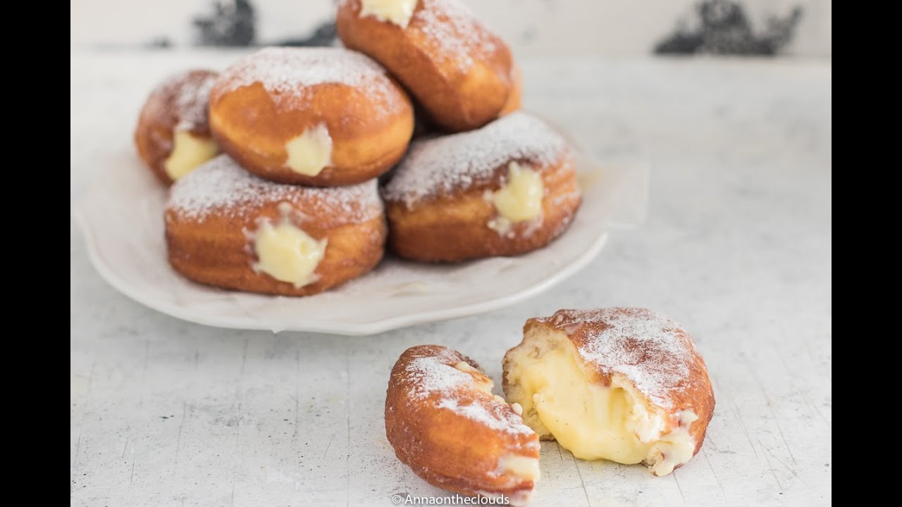 Bomboloni fritti alla crema – ricetta facile