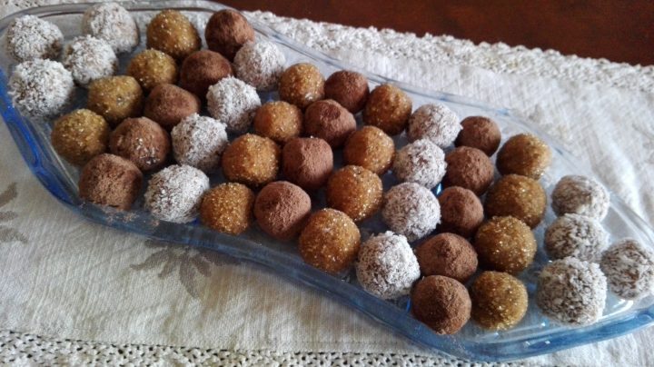 Bon bon ricotta e cacao