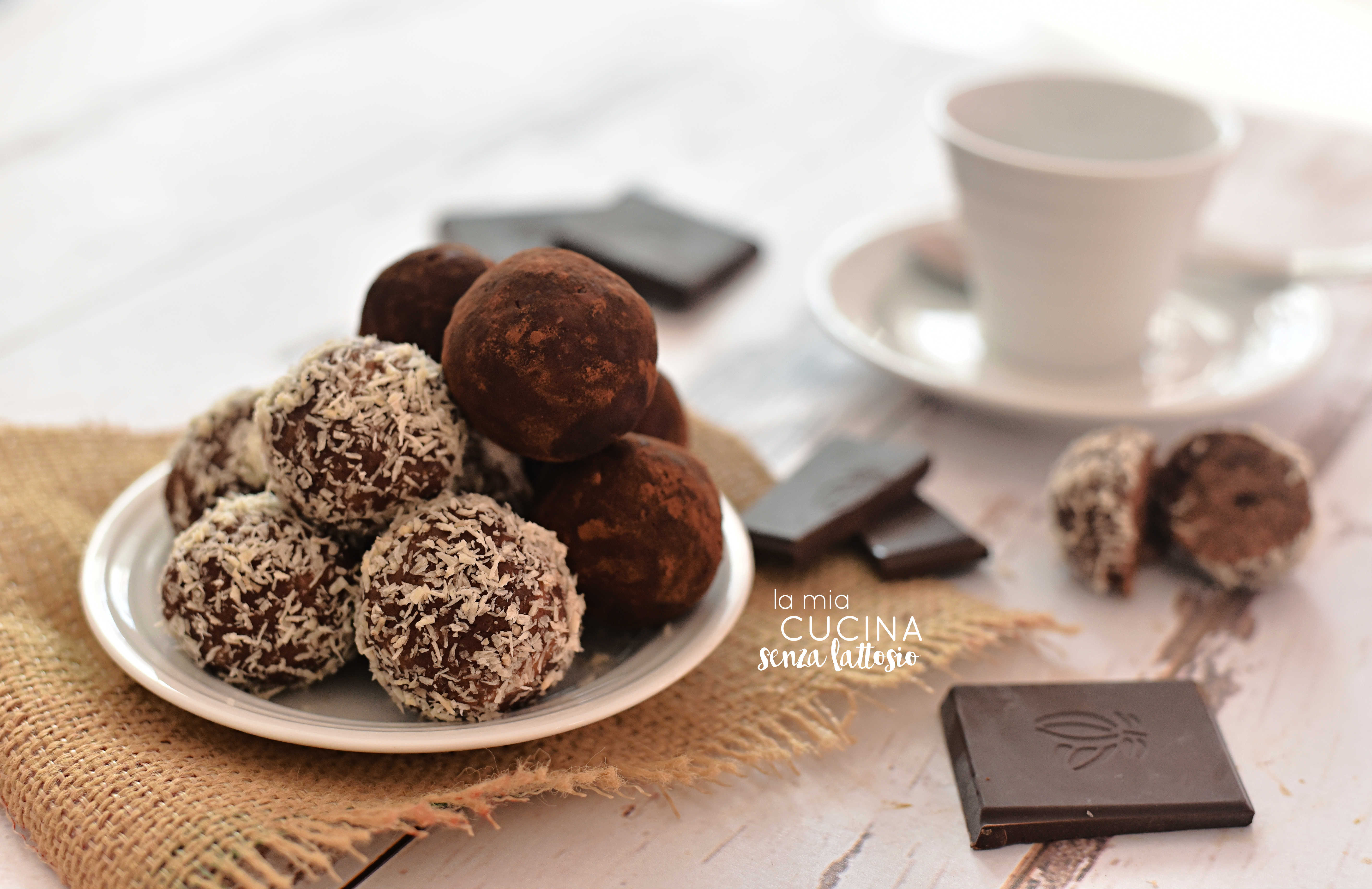 Bon bon ricotta e cacao – senza lattosio