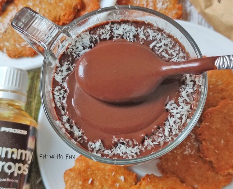 Bounty cioccolata calda al cocco keto vegan senza zucchero né lattosio