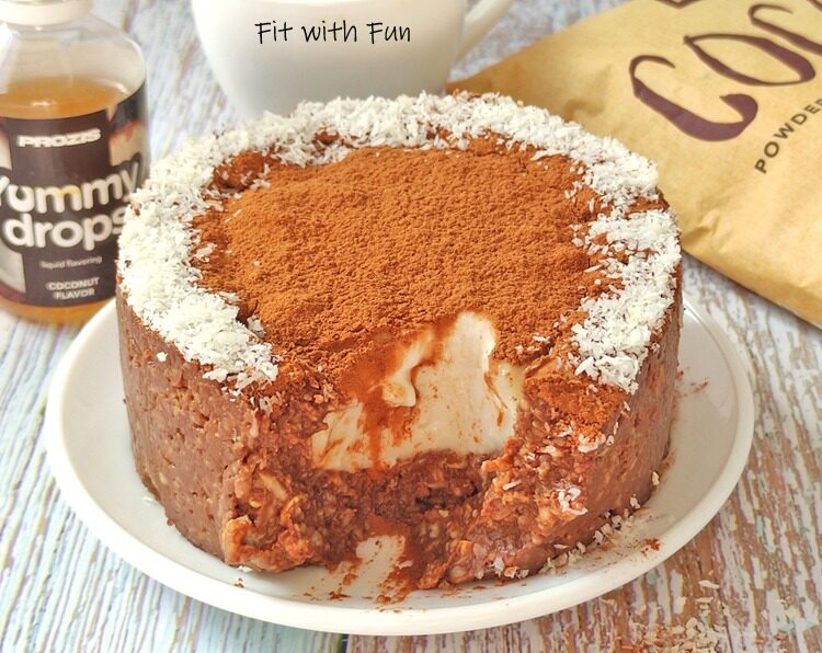 Bounty frozen porridge cestino avena e cacao con crema al cocco