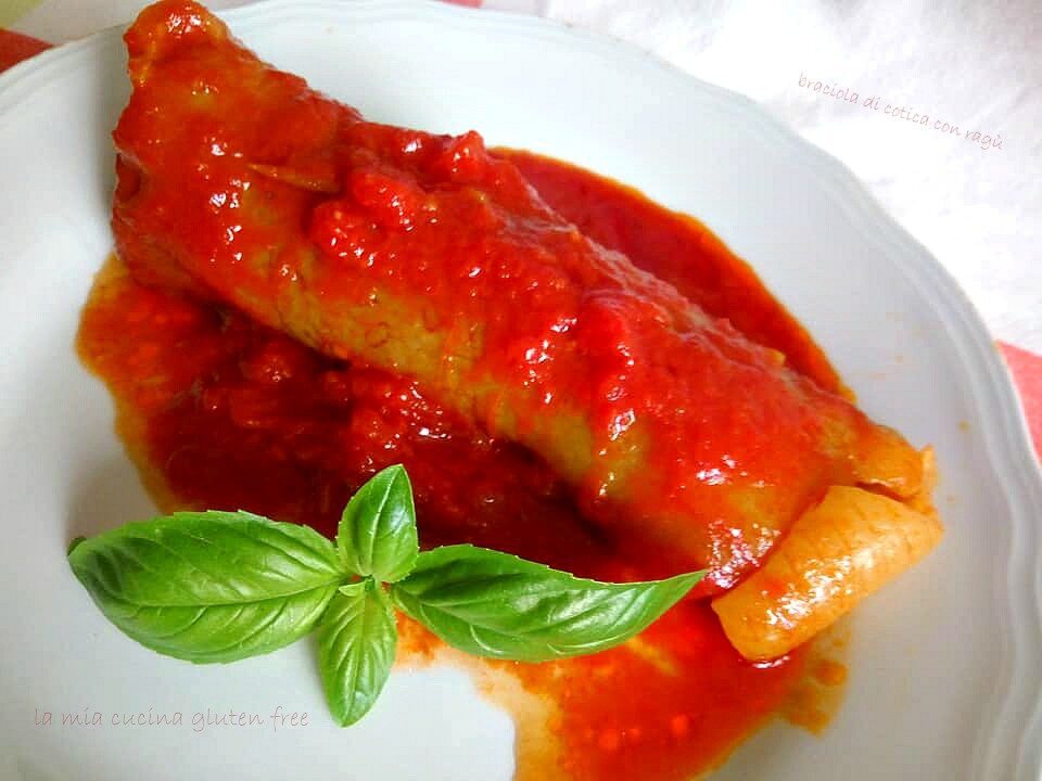 Braciola di cotica con ragù