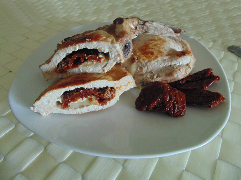 Braciole di maiale farcite