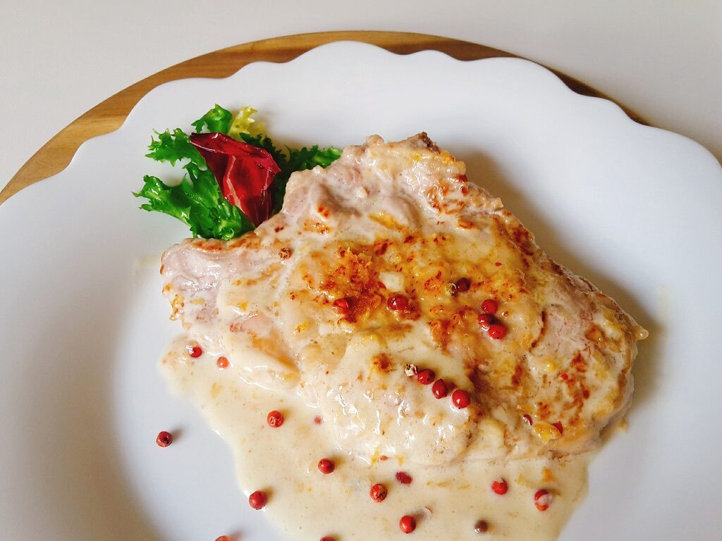 Braciole di vitello al pepe rosa
