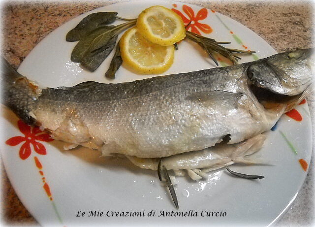 Branzino al cartoccio