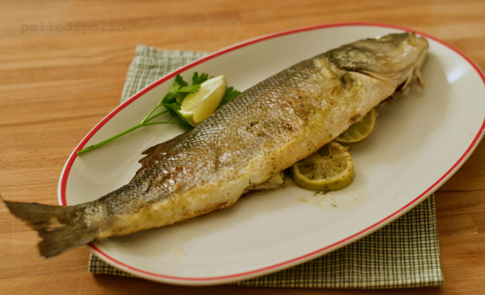 Branzino al forno semplice e leggero