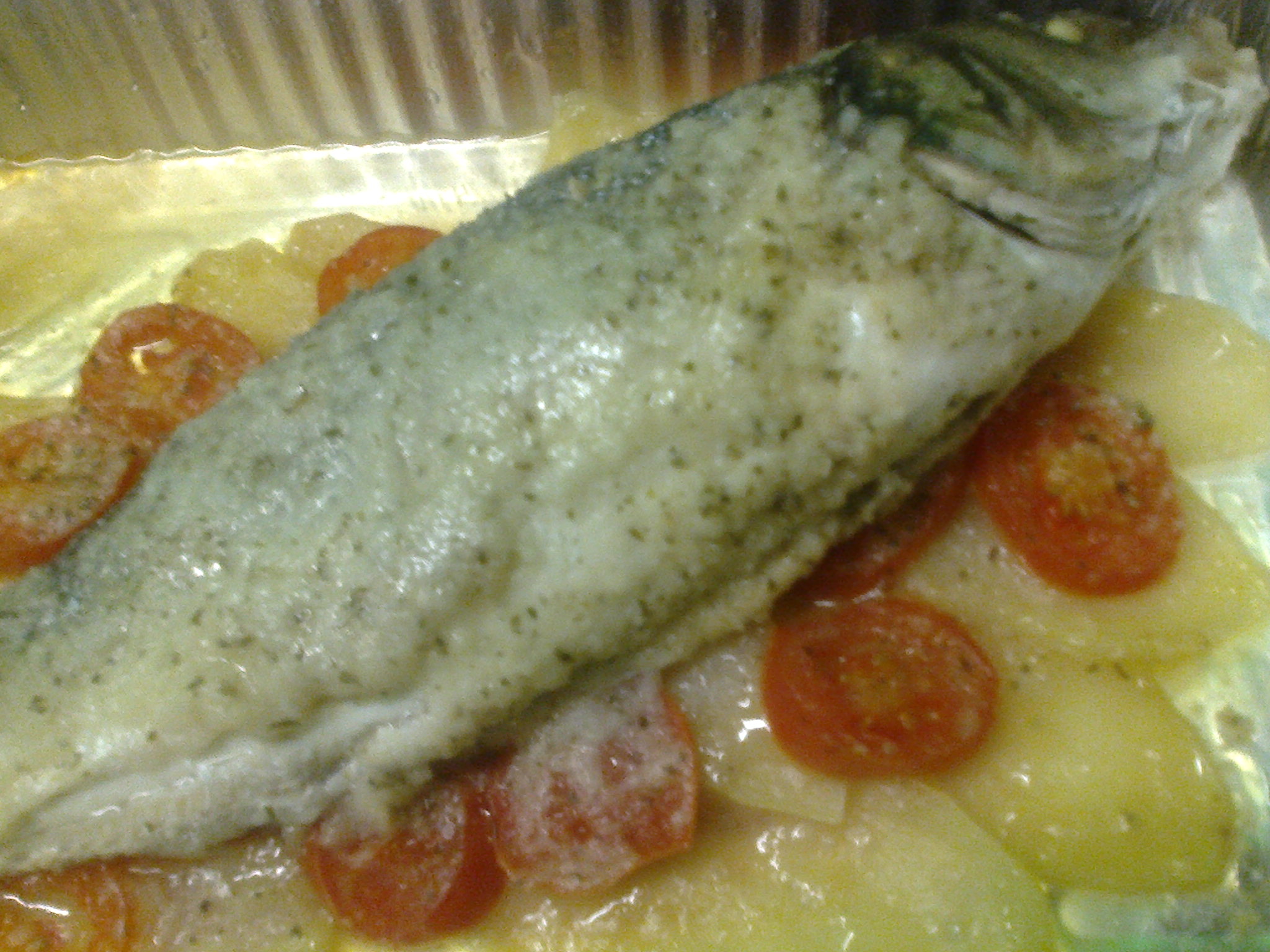 Branzino al forno senza forno