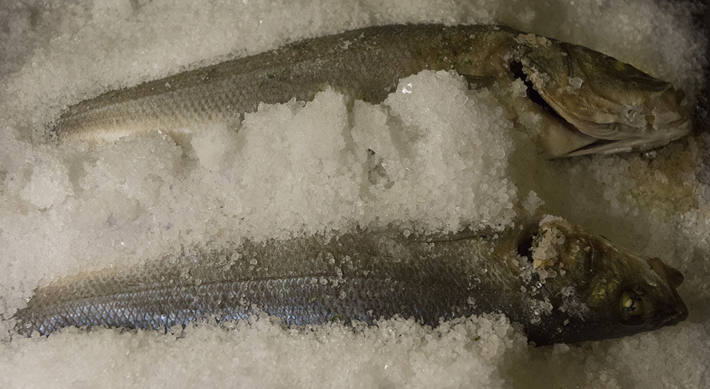 Branzino in crosta di sale al forno