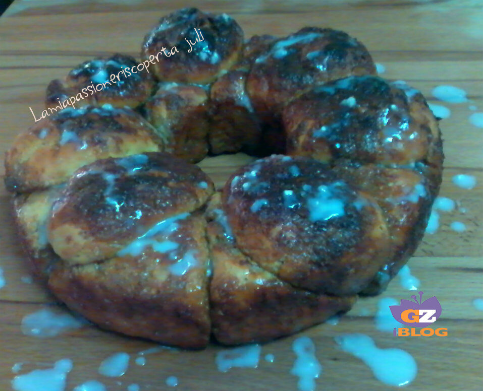 Bread monkey ripieno di marmellata
