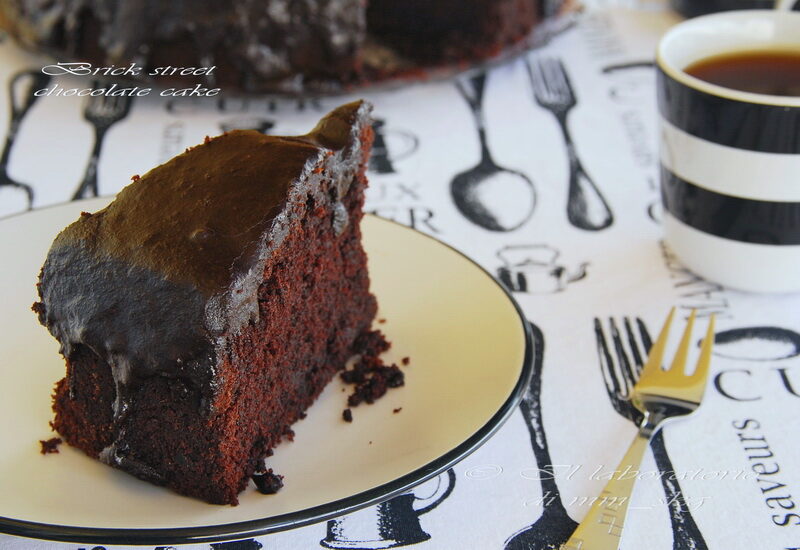 Brick street chocolate cake