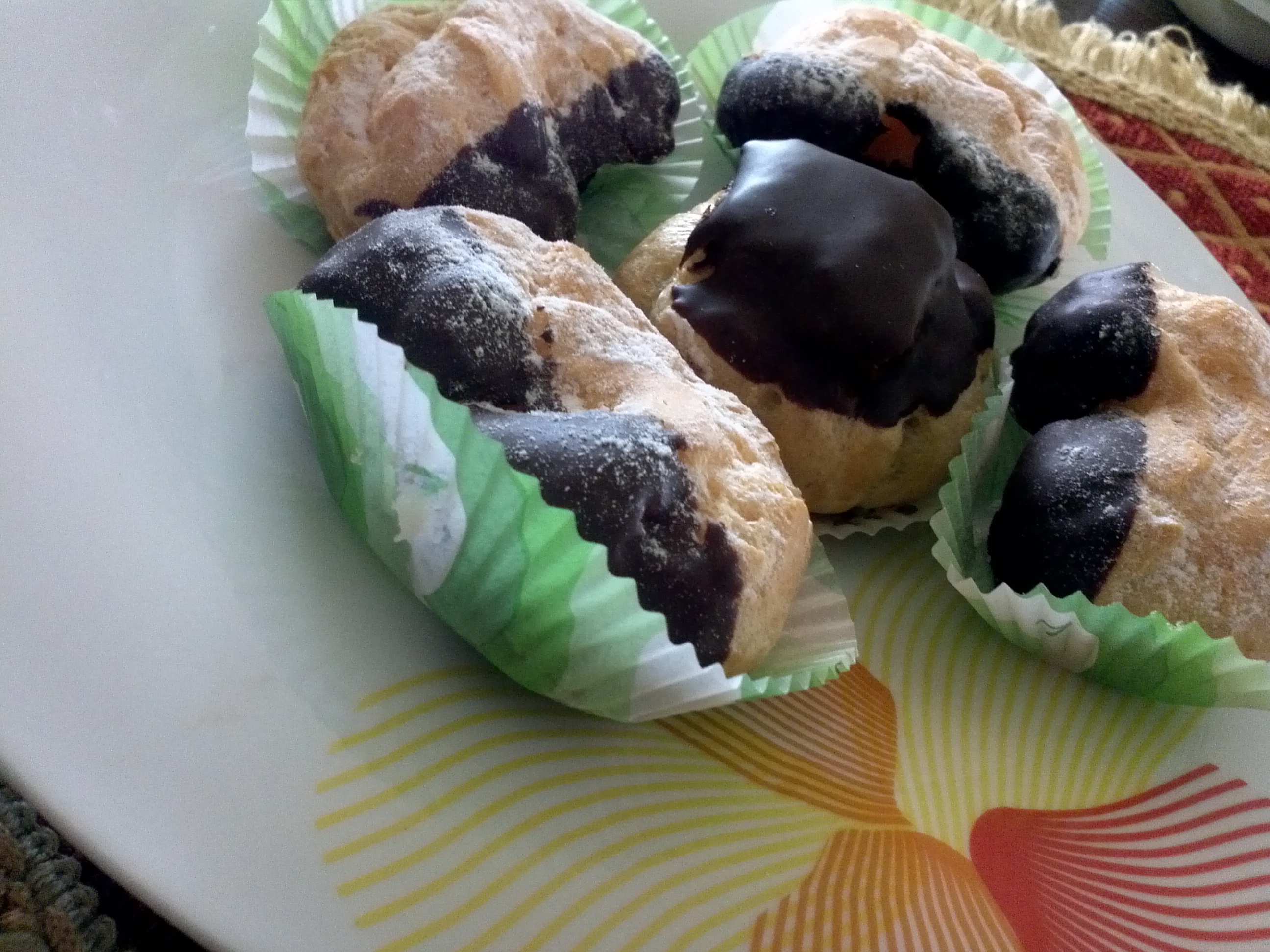 Brignè cioccolato crema panna zucchero