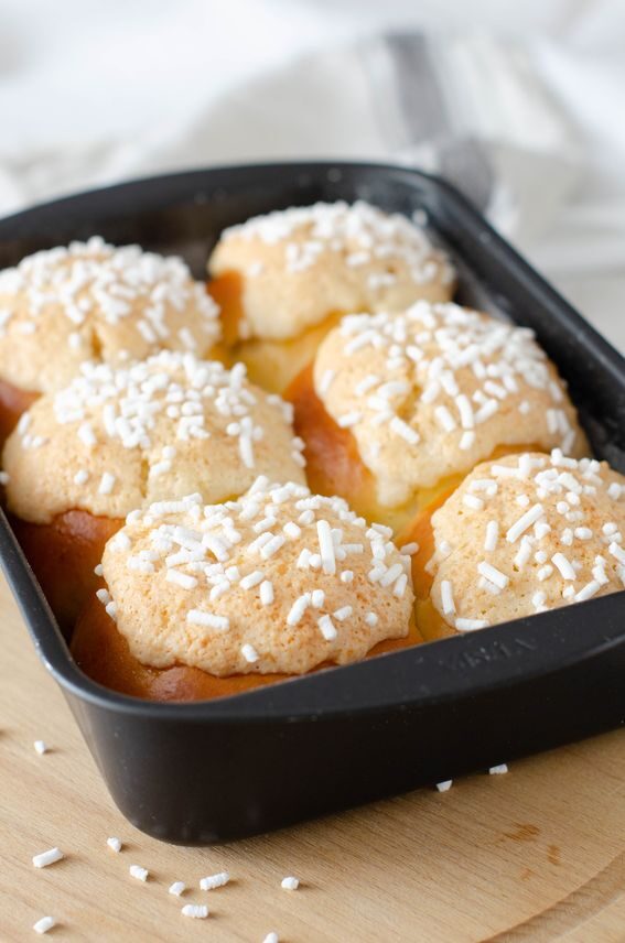 Brioche buondì con glassa senza lattosio