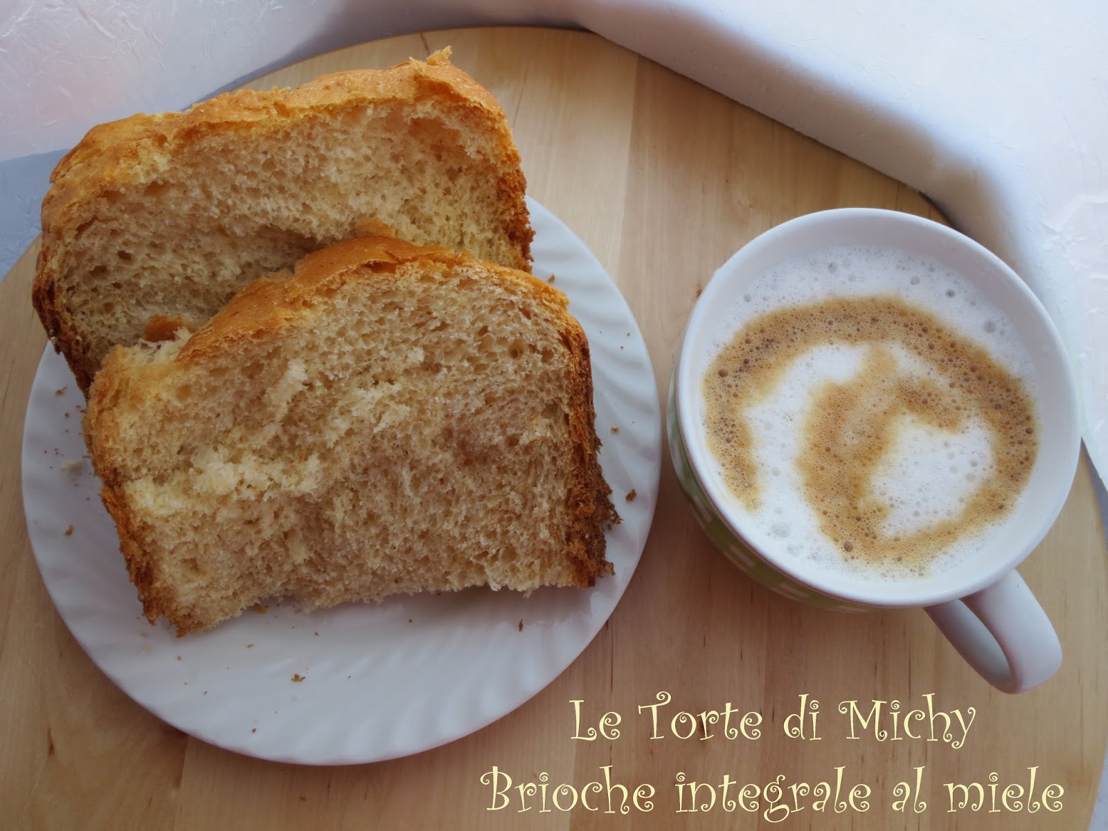 Brioche integrale al miele con la macchina del pane (mdp)