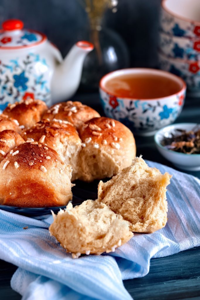 Brioche light al latte, miele e cannella