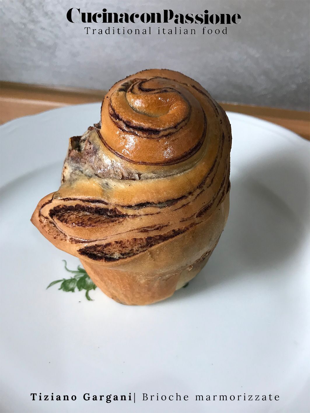 Brioche marmorizzate