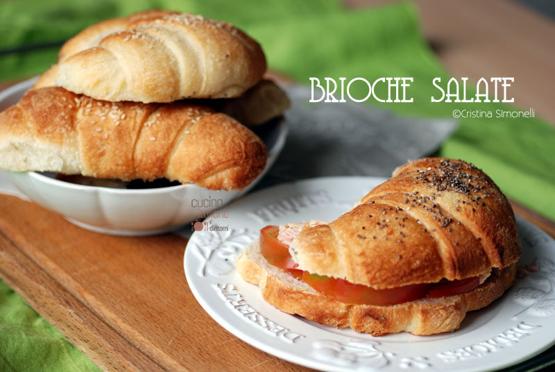 Brioche salate per sandwich