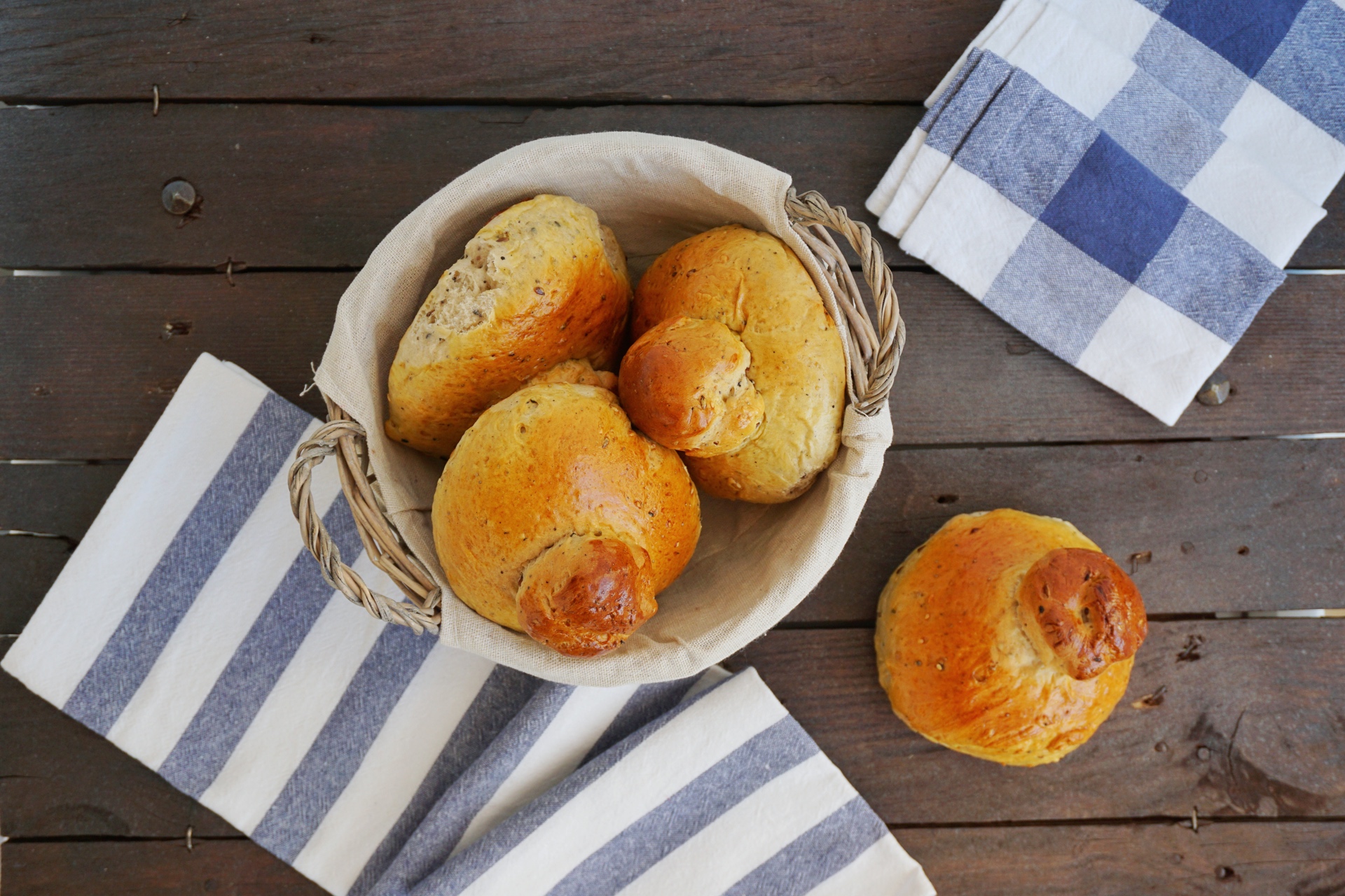 Brioche soffici con farina ai cereali