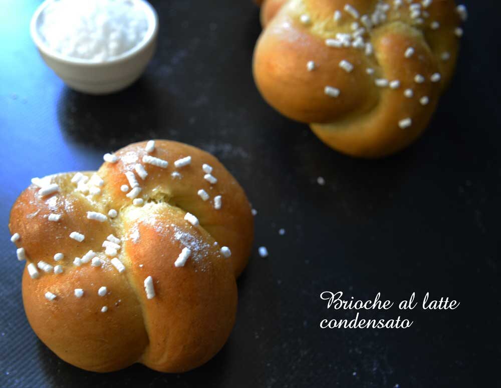 Brioches al latte condensato