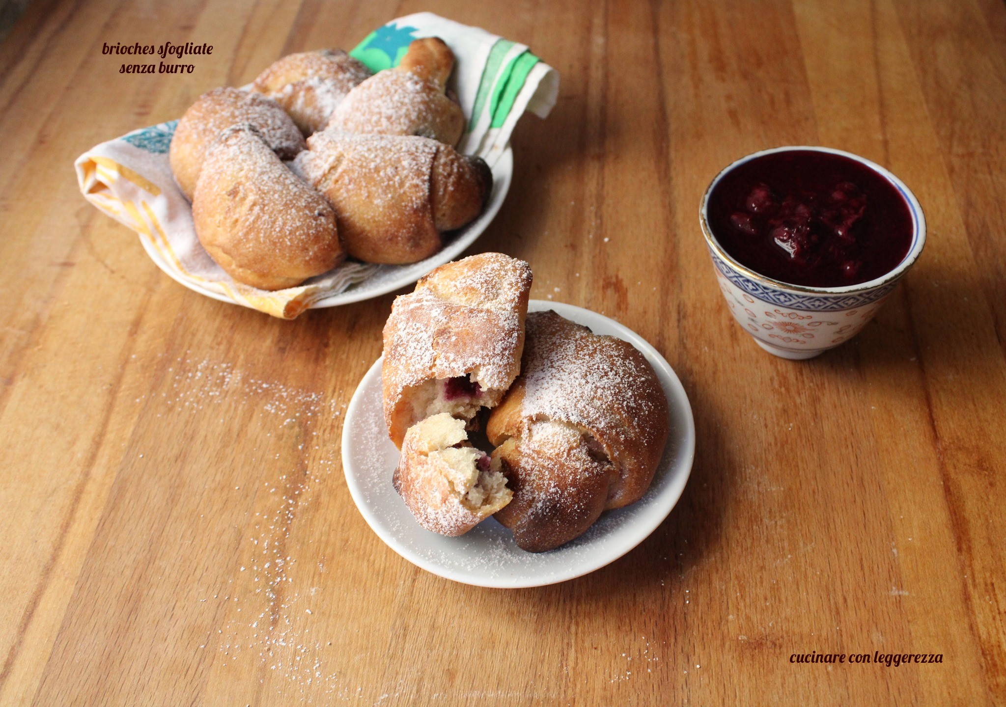 Brioches sfogliate senza burro – lievito madre