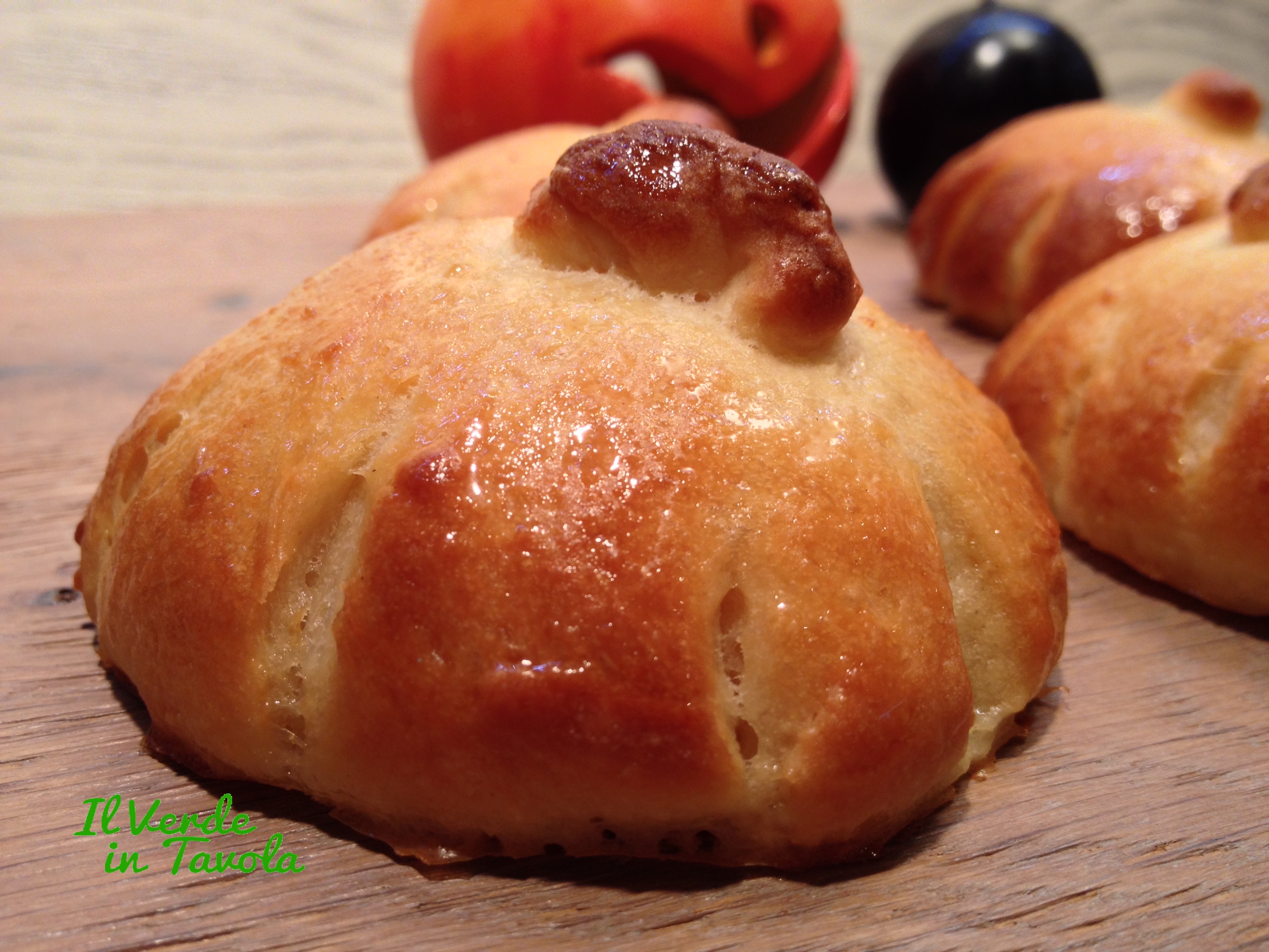 Brioches zucche di halloween