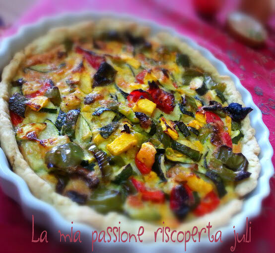 Brise di verdura peperone, zucca, zucchina