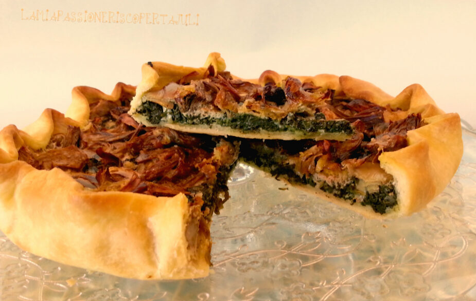 Brisee con carciofi e spinaci