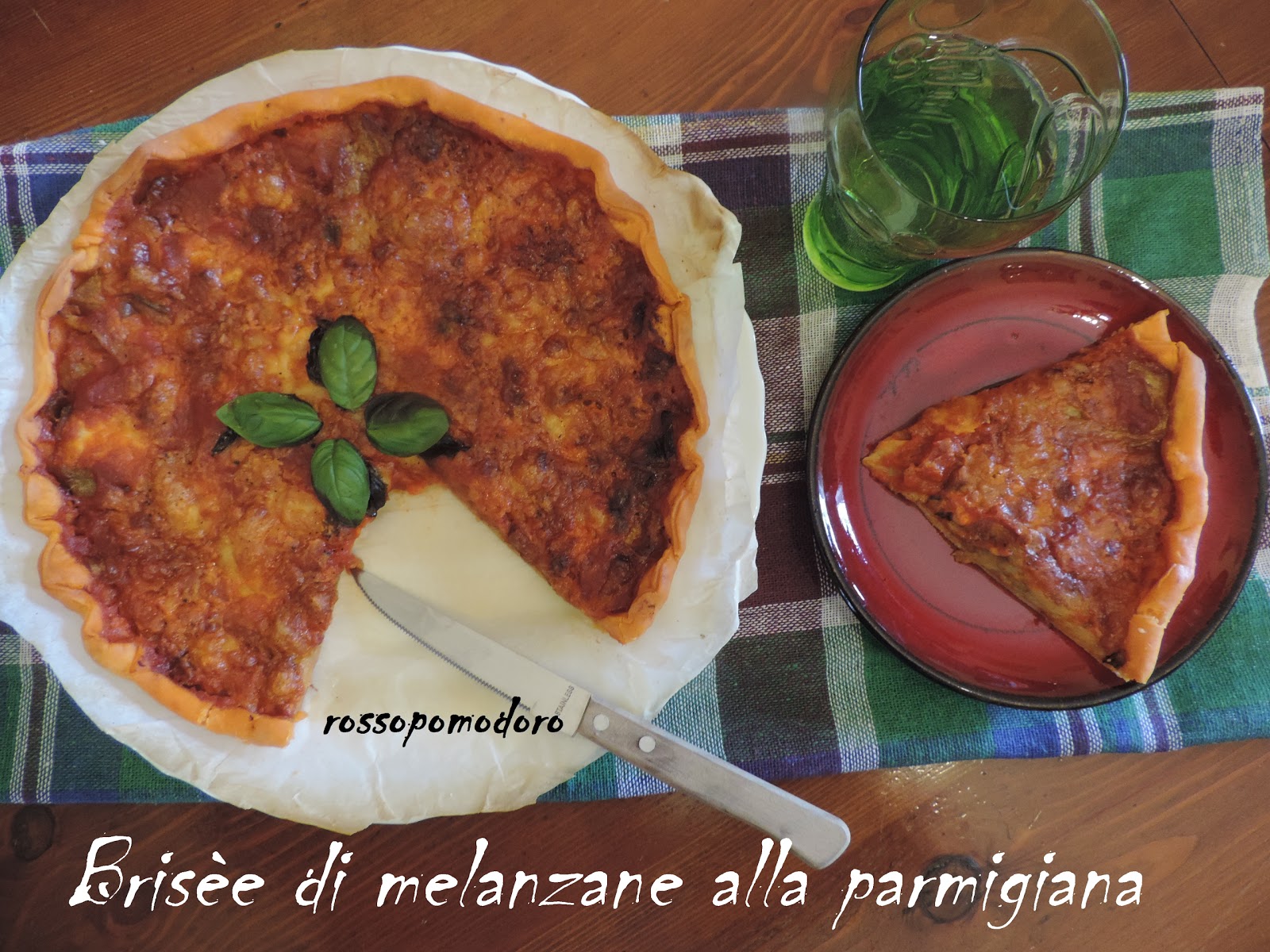 Brisèe di melanzane alla parmigiana