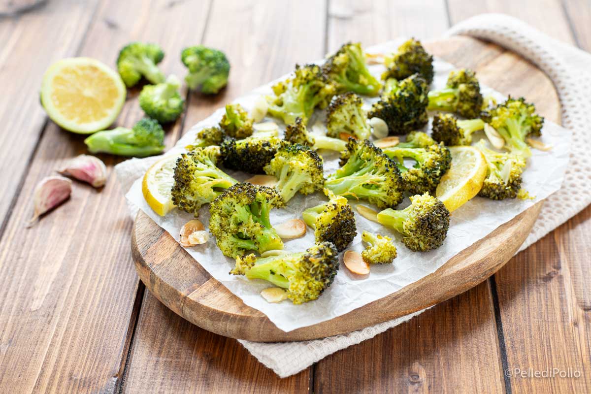 Broccoli al limone al forno