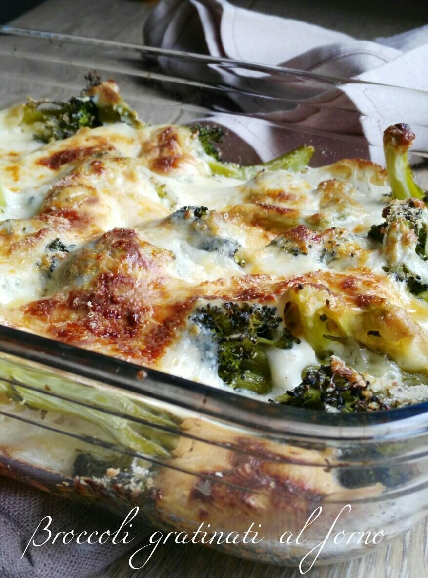 Broccoli gratinati al forno