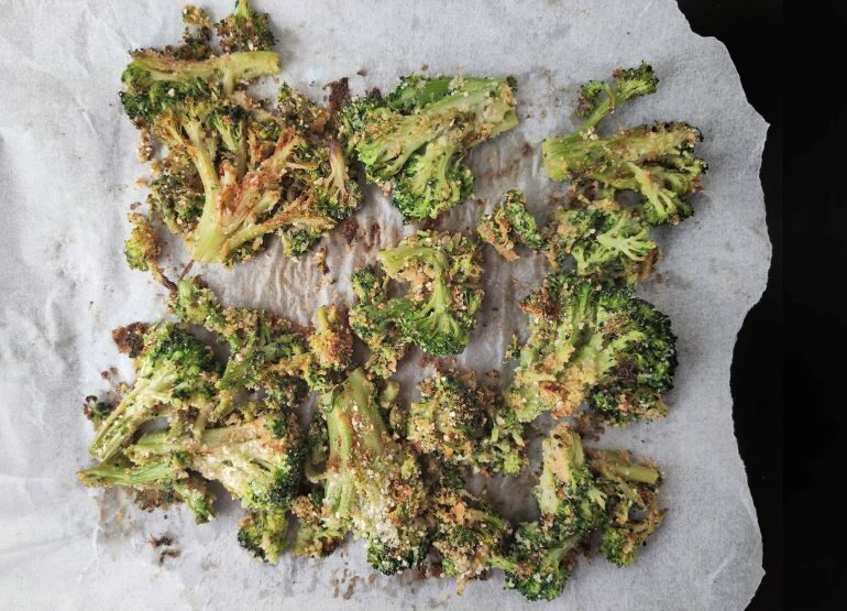 Broccoli speziati al forno