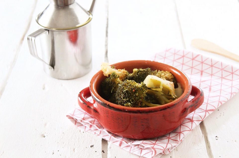 Broccoli stufati in padella