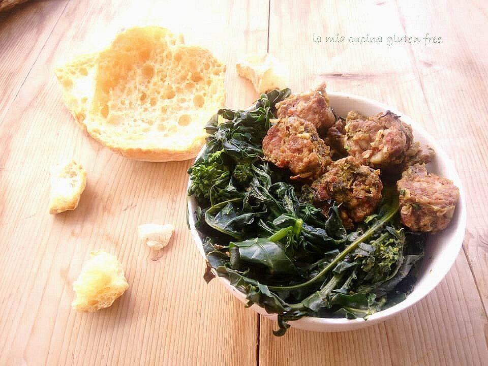 Broccolo fiolaro con salsiccia piccante