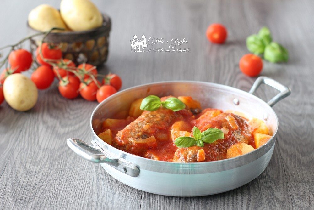 Brociolone siciliano nel sugo con patate