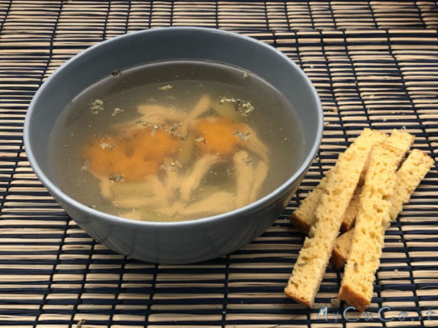 Brodo di pollo con il cuco moulinex