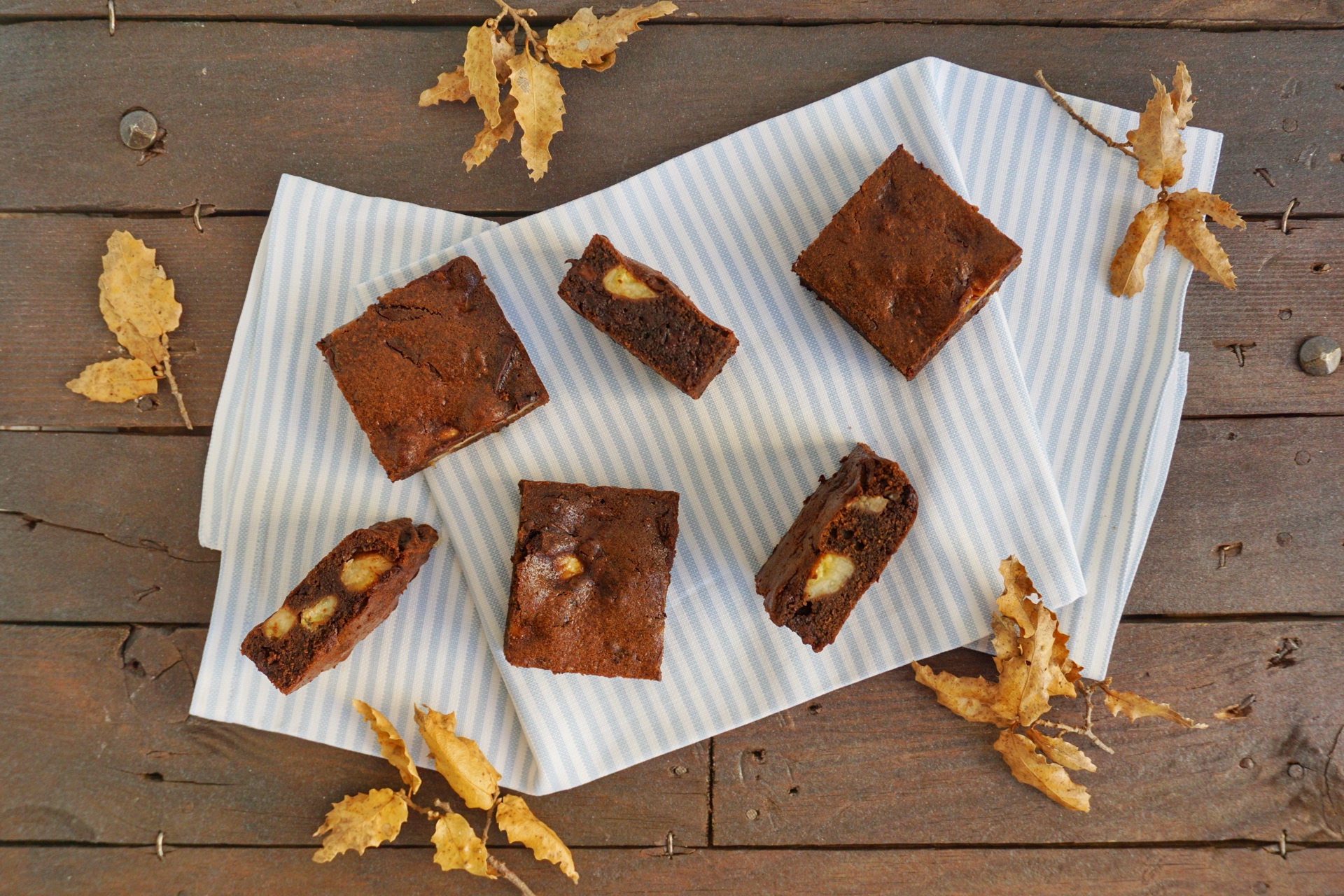 Brownie al cioccolato e banana