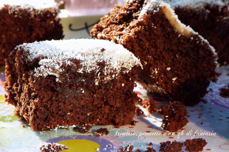 Brownie banana e cocco